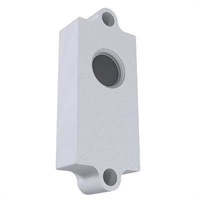 Protetor Antivandalismo E Furto Branco P/ Campainha Elsys Esa-ts001 - Modelo Fechado