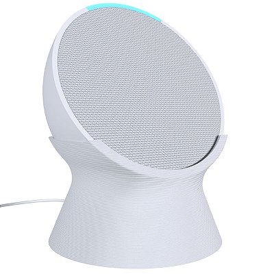 Suporte Base De Mesa Branco Compatível Com Amazon Alexa Echo Pop