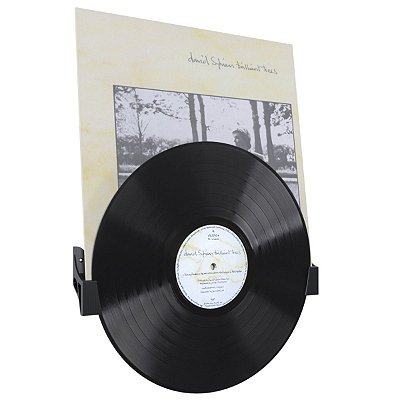 Suporte Expositor De Parede Preto Porta Disco E Capa De Vinil Lp
