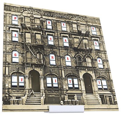 Suporte Expositor De Mesa Branco Porta Disco De Vinil Lp Decoração