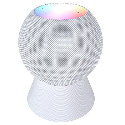 Suporte Base Elevação De Mesa Branco Compatível Apple Homepod Mini