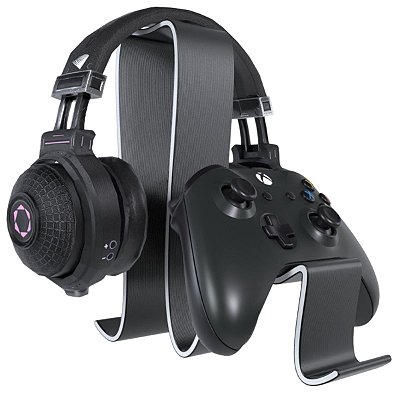 Suporte De Mesa P/ Headset Fone E Controle Xbox One X S Ps5