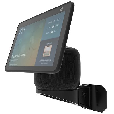 Suporte De Parede Preto Compatível Com Alexa Echo Show 10