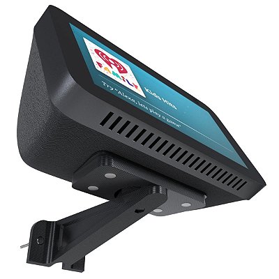 Suporte de Parede Angulavel Preto P/ Alexa Echo Show 5 e 8 2ª Gen