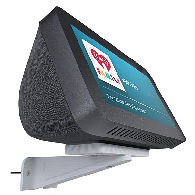 Suporte de Parede Angulavel Branco P/ Alexa Echo Show 5 e 8 2ª Gen