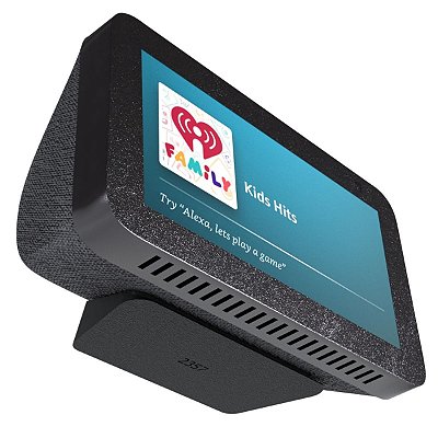 Suporte Base Inclinada Preta Compatível Com Alexa Echo Show 5 e 8 2ª Geração