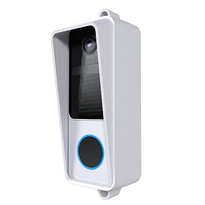 Protetor de Parede Branco Porteiro Campainha Aosu Video Doorbell Se V8e