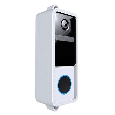 Protetor Parede Branco Porteiro Campainha Aosu Video Doorbell Se V8e