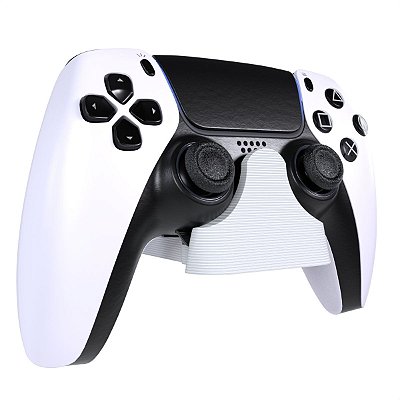 Suporte De Parede Branco Compatível Com Controle Ps5 Dualsense Edge