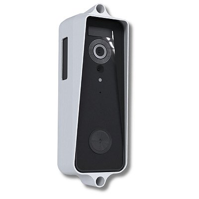 Protetor Antivandalismo e Furto Branco P/ Campainha Tuya 2.4/5ghz Wifi