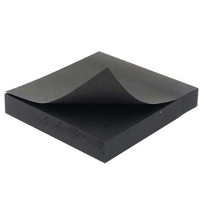 Bloco Adesivo Preto 75x75mm 100fls
