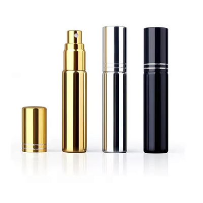 Frasco Porta Perfume Em Vidro 10ml Recarregável