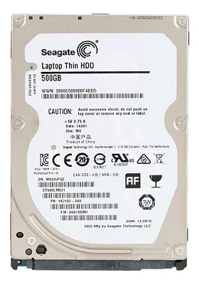 HD Notebook Seagate 500GB 2.5” SATA – Notebook, PS3, PS4