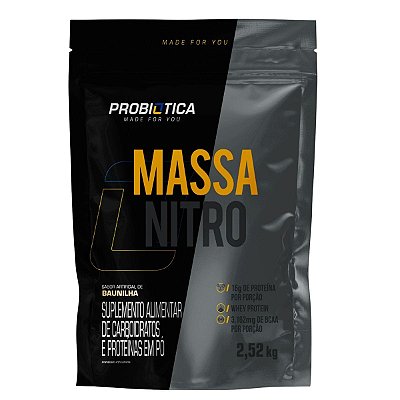 Massa Nitro Refil (2,52kg) - Probiotica.