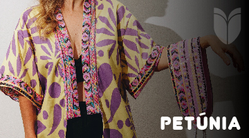 Quimono com cinta Petúnia