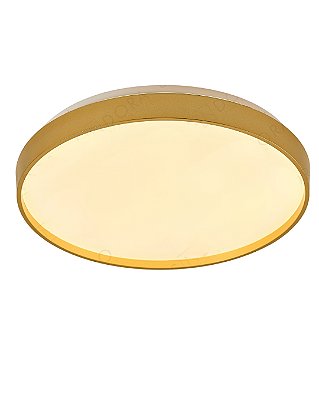 Plafon LED 45W 3000K/4500K/6500K D49cm Dourado DCX023112