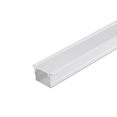 Perfil de Embutir Alumínio 2 metros 20x15mm Branco EBFIL60967