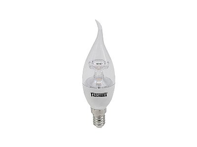 Lampada LED Vela Bico Torcido TVL25 3W 2700K E14 /E27 Taschibra