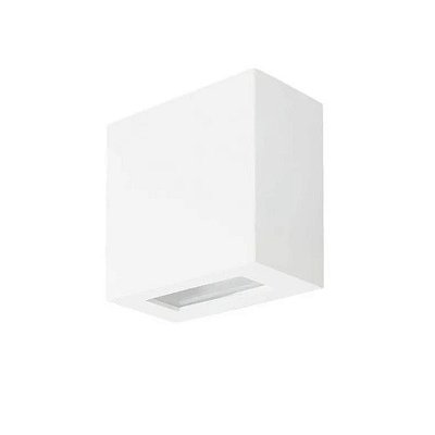 Arandela Alumínio 2 Fachos Vidro 1x G9 10x10x5 Cm - Branco