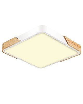 Plafon LED 45W 3000/4500/6500K 51x51cm Branco/Acrílico DCX02398