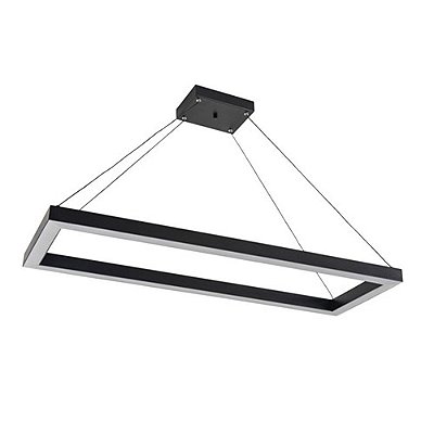 Pendente Retangular Tract Slim LED 36W 3000K 54x28,5cm 19410/54LED3