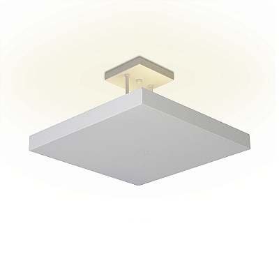 Plafon Home com haste 50x50cm 6xE27 Usina Design 252/5E