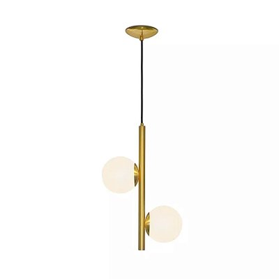 Pendente Double 2xG9 500x120mm 800/2 Dourado Ono - Spotline