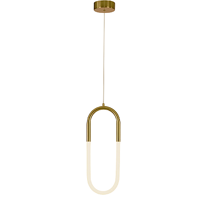 Pendente LED 10W 3000K Bronze 50x18cm cabo 1,5m DCD01253