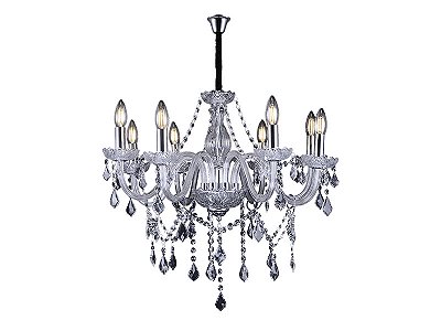 Lustre Glam Cristal Transparente 8xE14 D740 x 560mm Taschibra