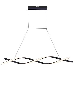 Pendente LED 44W 3000K/4500/6500K C100cm cabo 150cm Preto FD16040