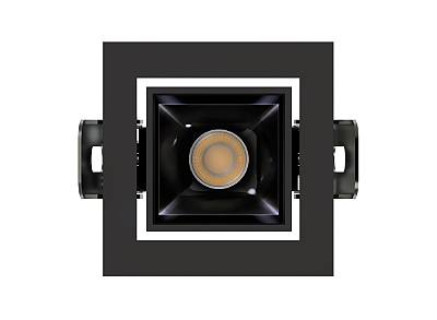 Luminária de Embutir Recuado Square Micro 3W 2700k 15º STL25362PTO-BP/27