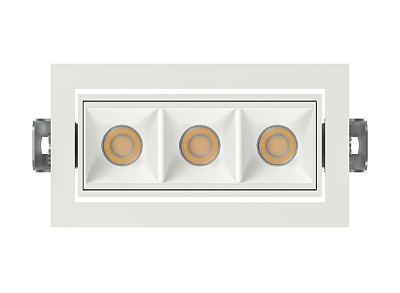 Embutido Recuado Square Micro 7W 2700k 30º 3 focos STL25364BR/27