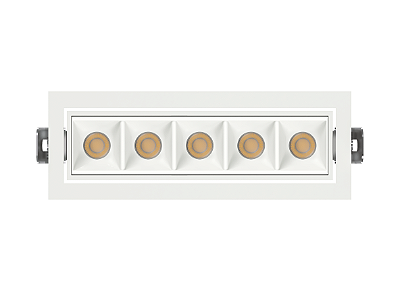 Embutido Recuado Square Micro 11,5W 2700k 5 focos STL25365BR/30