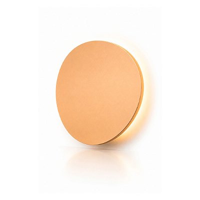 Arandela Luz indireta Eclat Gold LED 7W 3000K bivolt EBAR9072