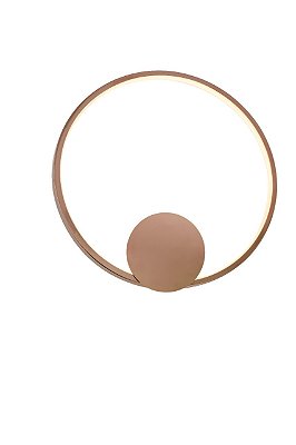 Plafon / Arandela LED 17W 3000K Inox Rosé D30cm DCX01275