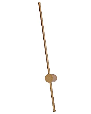 Arandela LED 16W 3000K 1200lm bivolt 80x6cm Dourado QB05440