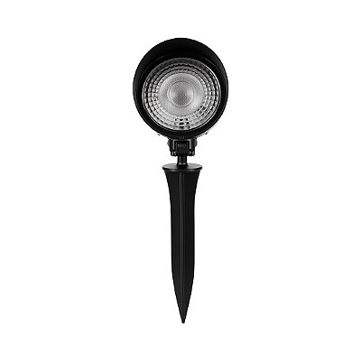 Espeto LED DOB 5W 3000K bivolt IP66 Preto 80072 Embuled