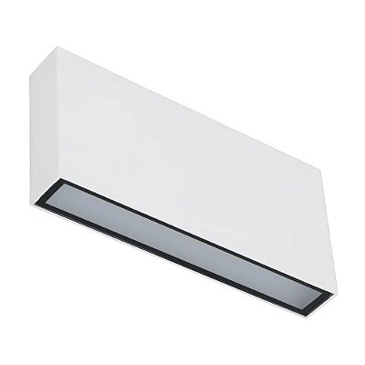 Arandela Axis 8W 3000K facho duplo 300lm IP65 Branco 9776 Gaya
