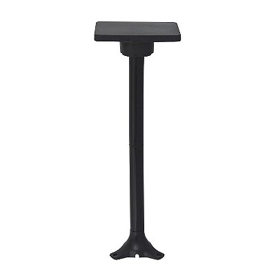 Poste Balizador Quadrado LED 12W 3000K IP65 Bivolt Preto Gaya 3113