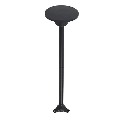 Poste Balizador Eclipse LED 12W 3000K Preto IP65 Gaya 3147