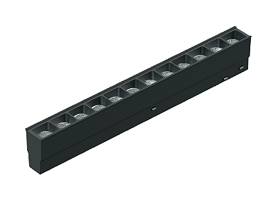 Luminária para trilhos S.Line Pontual 8W 24º 24v Preto STL24420PTO/27