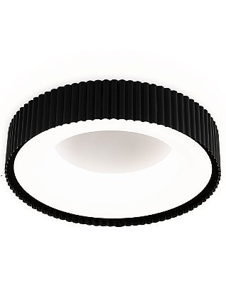 Plafon de Sobrepor LED 32W 3000/4000/6500K D40cm Preto DCX02391