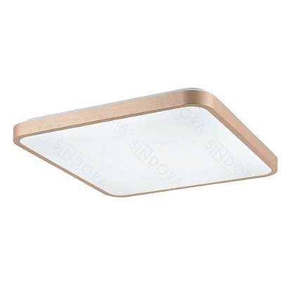 Plafon LED 45W 3000/4500/6500K 49x49cm Dourado DCX02319