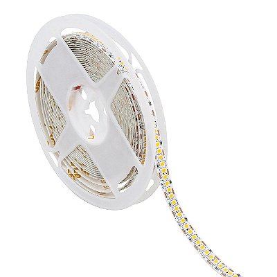 FITA LED HIPER BRILHO ROLO 5M 18W/M 10MM 3000K 12V 240LEDS Gaya 4810