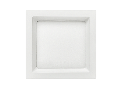 Plafon de Embutir Recuado Deep 12W 3000K 16x16cm Branco STH8902BR/30