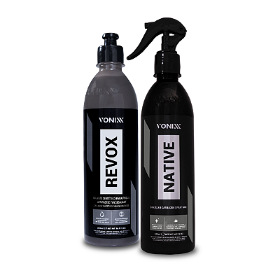 NATIVE SPRAY 500ML - CERA + REVOX 500ML - PRETINHO NATURAL