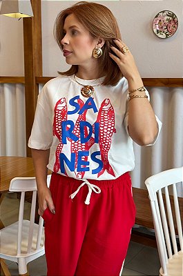 T-Shirt Max 3 Sardines Vermelho