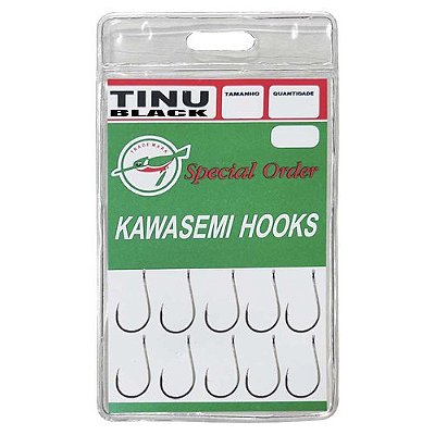 Anzol Tinu Black c/ Fisga 20 un Kawasemi