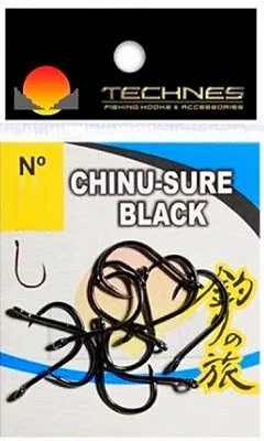 Anzol Chinu Sure Black Technes
