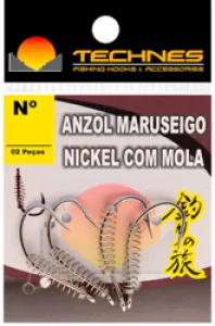 Anzol Maruseigo Nickel com Mola Technes